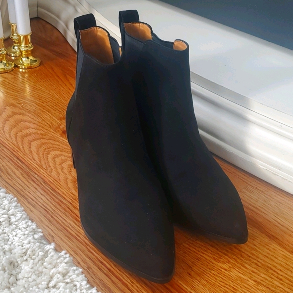 Suede Bootie